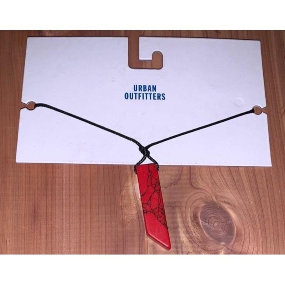 UO Annie Genuine Stone‎ Cord Necklace. NWT